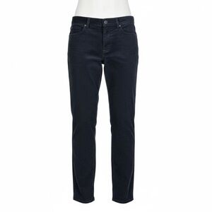 J. Crew 9” Mid- Rise Skinny Corduroy Pants. Dark Blue Size 28 #1784